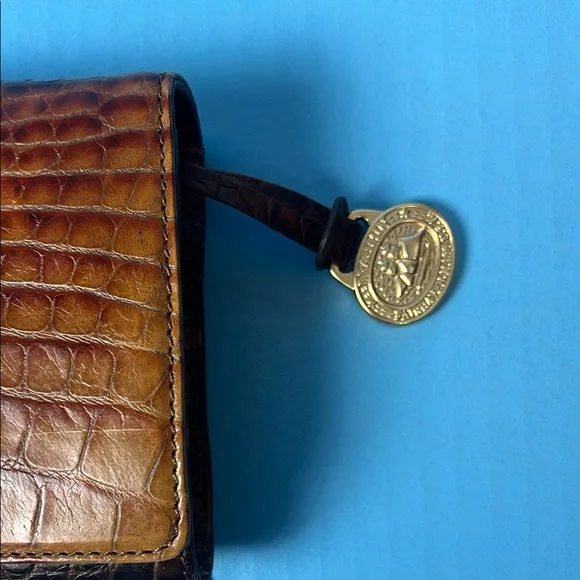 Brahmin Crocodile Embossed Purse Clutch 25th Anniversary Edition